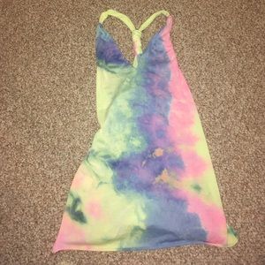 Tie dye rainbow dress
